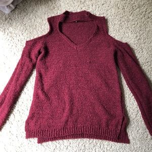 Choker neck long sleeve